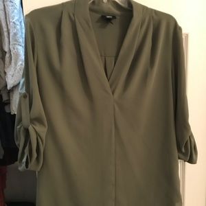 Cute olive green blouse